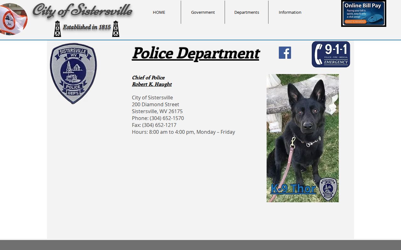 Sistersville Tyler County arrest-record source page